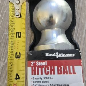 HAUL MASTER TOW READY HITCH BALL 2 IN. X 3/4 IN. X 1 ¾ IN. LONG 3500 LBS.